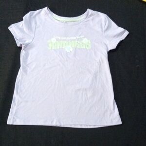 All the shirts have purple, green and light blue on each one. You get 3 shirts.